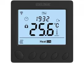 Programuojamas termostatas Grand Meyer W390 su WIFI (laidinis, savaitinis, potinkinis, 230V, 16A)