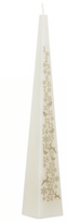 Advento žvakė „Snow White“, 31,5 cm, kreminė