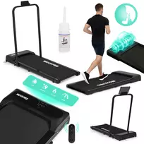 Home electric treadmill with handrail walking pad training treadmill under desk 10 km/h, MOVEPRO