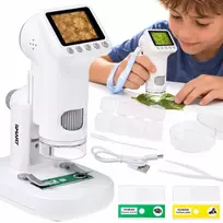 DIGITAL MICROSCOPE for children - LCD screen, 1600x magnification, 1080P ES0030