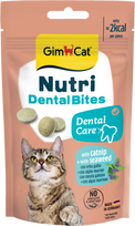 02.428086 GIMCAT NUTRI DENTAL BITES (su katžole ir dumbliais) 40 G (pak8)