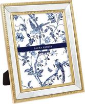 "Laura Ashley" 8x10 auksinis veidrodinis nuotraukų rėmelis su karoliukais, skirtas stalo dekoravimui, nuotraukų galerijai ir sienų menui, 8x10 colių