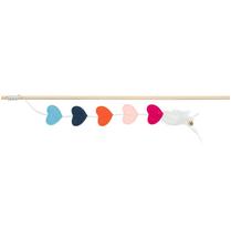 3.5_45548 TRIXIE Meškerė su širdelėmis, medis/veltinis, katžolė, 48 cm (pak.4)