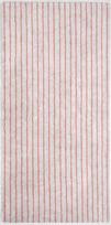 Cawo Vonią rankšluostis Weekend dryžuotas 70 x 140 cm, platininis koralinis