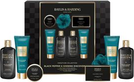 Kūno priežiūros rinkinys vyrams Baylis & Harding Gift Collection Black Pepper & Ginseng, 7 vnt.