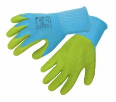 GTV ULLER latex coated pirštinės mėlynas/žalias (12 pairs/pack) 9