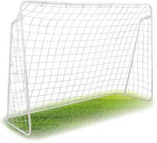 Futbolo vartai 300x200x120cm, futbolo vartai lauke, dideli futbolo vartai, plieno rėmo vartai, sodo futbolo tinklas