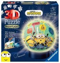 Ravensburger 3D dėlionė-naktinė lempa „Pimpačiukai 2“, 74 det., nuo 6 m.