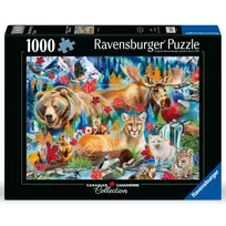 Ravensburger Dėlionė 1000 vnt. - Kanados laukiniai gyvūnai