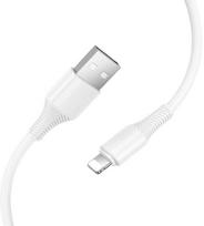 USB C - Lightning kabelis Hoco PD 27W 1 m X120 baltas