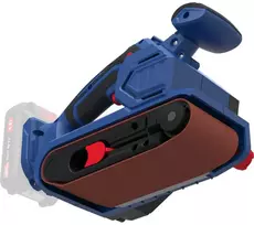 Akumuliatorinis juostinis šlifuoklis, 18V, kintamo greičio valdymas, ergonomiškas dizainas, kraštų šlifavimas, medienai ir metalui