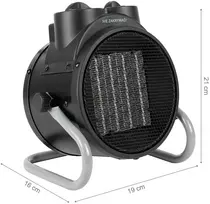 Elektrinis šildytuvas, 2kW keraminis ventiliatorinis šildytuvas namams, dirbtuvėms, garažui, greitas šildymas, nešiojamas patalpų šildytuvas, mažas energijos suvartojimas
