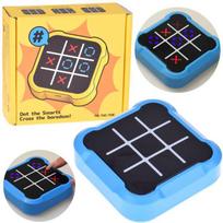 Elektroninis žaidimas "Kryžiukai-nuliukai" 4in1, mėlynas