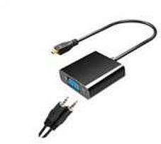 Winner Group WG Adaptér Micro HDMI (male) to VGA (female; D-Sub DE-15)