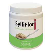 Biodane Pharma As SYLLIFLOR gysločių luobelių skaidulos obuolių ir cinamono skonio