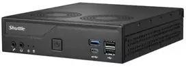 Shuttle XPС slim DH610V2 asmeninio kompiuterio / darbo stoties platforma 1,35L dydžio kompiuteris Juoda Intel H610 LGA 1700
