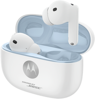 Ausinės Motorola Moto Buds 2 Plus, baltos spalvos