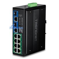 Switch TRENDnet TRENDnet 10-Port Industrial Gigabit 400W PoE++ DIN-Rail Switch