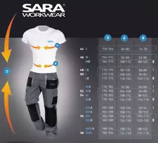 Darbinė striukė Sara Workwear, žalia sp., XXL dydis