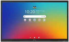 Monitorius VIEWSONIC 41 serijos jutiklinis ekranas 86 col. UHD Android 16 EDLA IR 450 nitų 2x20 W + žemų dažnių garsiakalbis 15 W + 8 mikrofonų masyvas 3x USB-C 8/128GB 8 branduolių procesorius