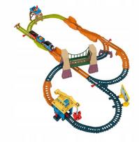 Žaislinis traukinys su bėgiais Mattel Fisher Price Thomas & Friends Bridge To Sodor, įvairių spalvų