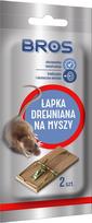 BROS – Medinė pelės gaudyklė, 2 vnt.