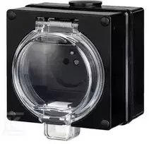 Elektro Plast Nasielsk GN.2P+Z N/T IP66 juodas OYSTER