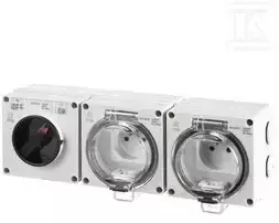 Elektro Plast Nasielsk GN.2X2P+Z N/T+JUNG 0-1 IP66 PILKAS OYST