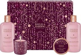 Kūno priežiūros rinkinys Baylis & Harding Limited Edition Wild Cherry & Vanilla, 4 vnt.