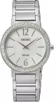 Laikrodis SEIKO SUP467P1. Słoneczny, Kolor smėlio spalva. Kobieta.