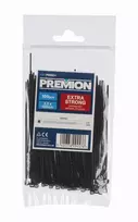 Premion PREP00024 - Juodas Cable Ties, 2.5 x 100 mm, 100 pieces