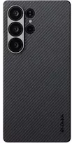 Dėklas PITAKA Cairn Case MagSafe skirtas Samsung Galaxy S25 Ultra juodai pilkas
