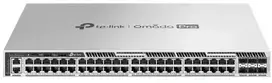 Šakotuvas TP-LINK Omada Pro 48 portų Gigabit sudedamasis L3 valdomas PoE+ komutatorius su 6 10G lizdais