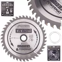 Powermat Diskinis pjūklas medienai 185x20 40 dantų TDD-185x20x40Z