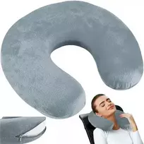 Trizand Ergonomiška kelioninė pagalvėlė su „memory foam“ užpildu, pilka