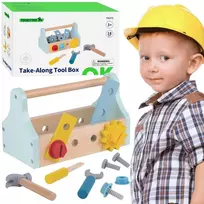 Tooky Toys Žaislas įrankių dėžė Tooky Toy, 18 detalių