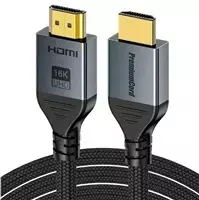 PremiumCord Kabelis Ultra HD HDMI 2.2 16K@60Hz, 8K@240Hz, 4K@480Hz, pozlacený, 1,5m