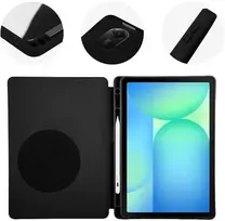 OBAL:ME SolidTab dėklas Samsung Galaxy Tab S10 Lite/S9/S9 FE/S10 FE juodas
