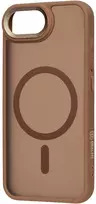 Dėklas OBAL:ME MagNetix Lumen dangtelis, skirtas Apple iPhone 16e/17e, pilkai rudos spalvos
