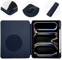 OBAL:ME SolidTab dėklas Apple iPad Air 11 (2020/22/24/25/26)/iPad Pro 11 (1/2/3/4) tamsiai mėlyna