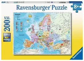 Ravensburger dėlionė „Politinis Europos žemėlapis“, 200 XXL det., nuo 8 m.