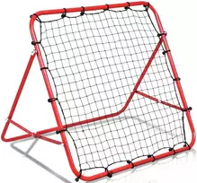 Treniruočių vartų atšokėjas, judesių koordinacijai gerinti, raudonas, 100 cm, futbolo treniruoklis, reakcijos lavinimui