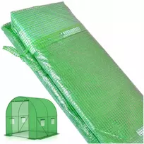 Šiltnamio plėvelė 2x2 m, UV filtru, žalia, 4 m², tunelio danga, sodo plėvelė, pakeičiama danga