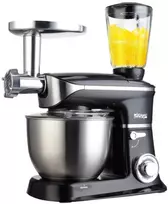Virtuvinis kombainas DSP KM3031, 1300 W, 6,5 l, su mėsmale ir trintuvu, juodas