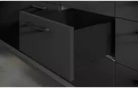 AXIS PRO GTV Drawer, H=168 mm, L=500 mm, soft-close, full extension, juodas (C)