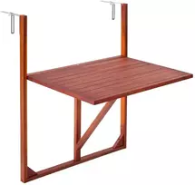VEVOR Sulankstomas kabinamas balkono staliukas 650 x 450 mm