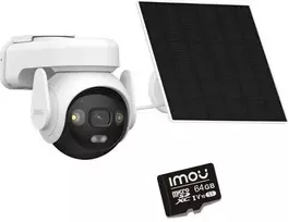 IP kamera Imou AOV PT KIT 2.4GHz Wi-Fi ir 4G 5MPx su saulės paneliu ir 64GB atminties kortele