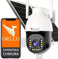 IP kamera Orllo Z9 ULTRA su saulės paneliu SM6030 PRO