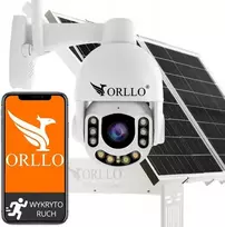 Išorinė pasukama GSM kamera su SIM kortele Orllo Z7 PRO + saulės baterijos skydelis SM6030 Pro
