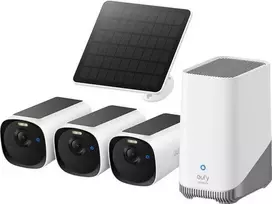 eufyCam E40 3 kamerų komplektas HomeBase S380 + saulės panelė E8144326